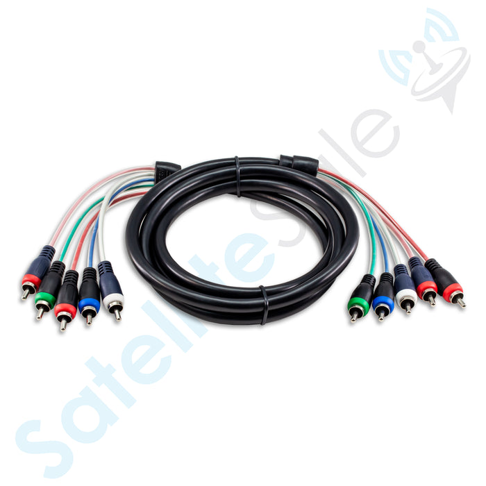6FT Component Video Cable with Audio 5 RCA Red Green Blue RGB for HDTV DVD VCR