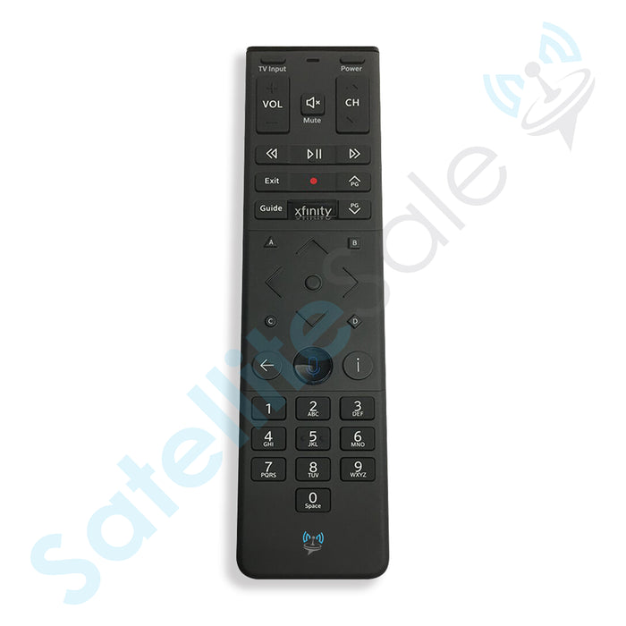 SatelliteSale Remote Control Replacement Xfinity XR15 for Comcast X1 Xi6 Xi5 XG2 & Flex - Voice Commands Backlit Black ABS Plastic RC with Batteries Included