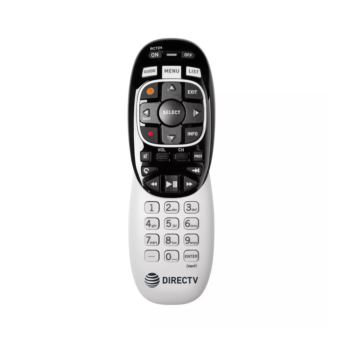 DIRECTV RC72H HOTEL Remote Control OEM Replacement DRE with Anti Microbial Coating - Batteries Included