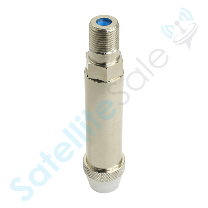 SatelliteSale 70 dB MoCA PoE Filter Coaxial Point of Entry Low  Pass Filter, 5-1002 MHz Passband, 1125-1675 MHz Isolation, 75 Ohm, for MoCA 2.5 Cable TV and Internet Networks