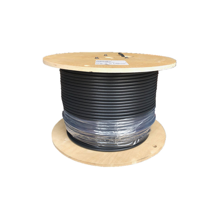 Cable de comunicaciones coaxial negro RG11 de Commscope F1177TSVV XP, carrete de 1000 pies