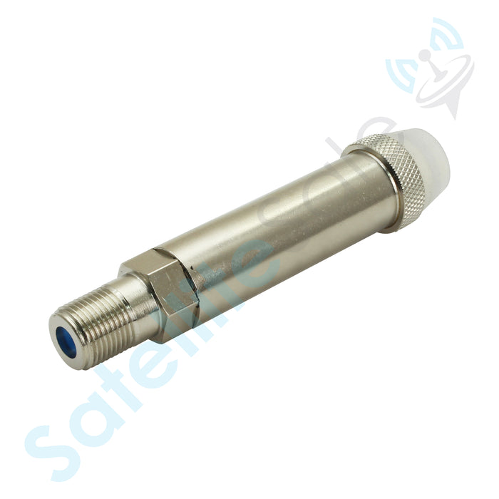 SatelliteSale 70 dB MoCA PoE Filter Coaxial Point of Entry Low  Pass Filter, 5-1002 MHz Passband, 1125-1675 MHz Isolation, 75 Ohm, for MoCA 2.5 Cable TV and Internet Networks