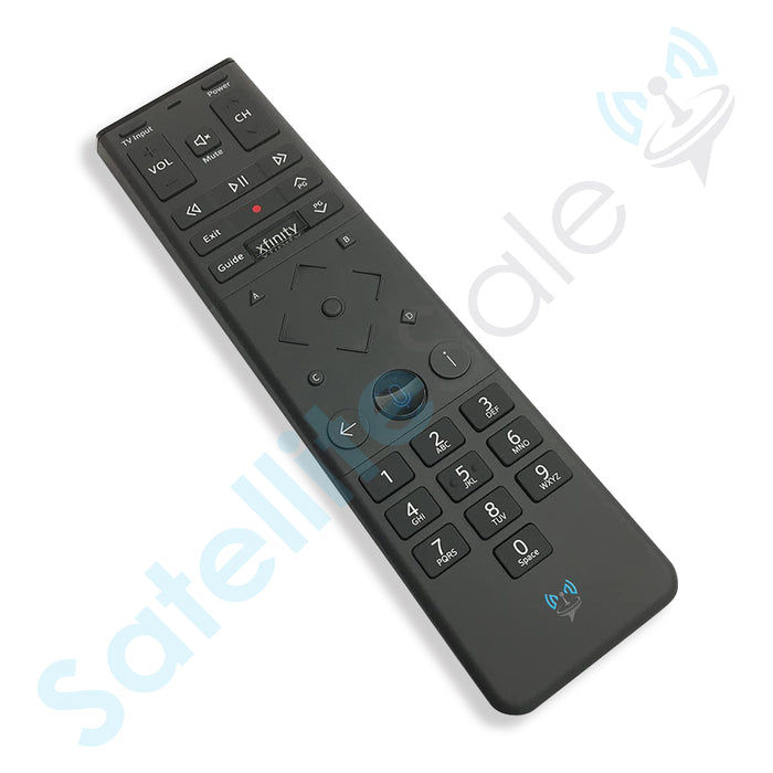 SatelliteSale Remote Control Replacement Xfinity XR15 for Comcast X1 Xi6 Xi5 XG2 & Flex - Voice Commands Backlit Black ABS Plastic RC with Batteries Included