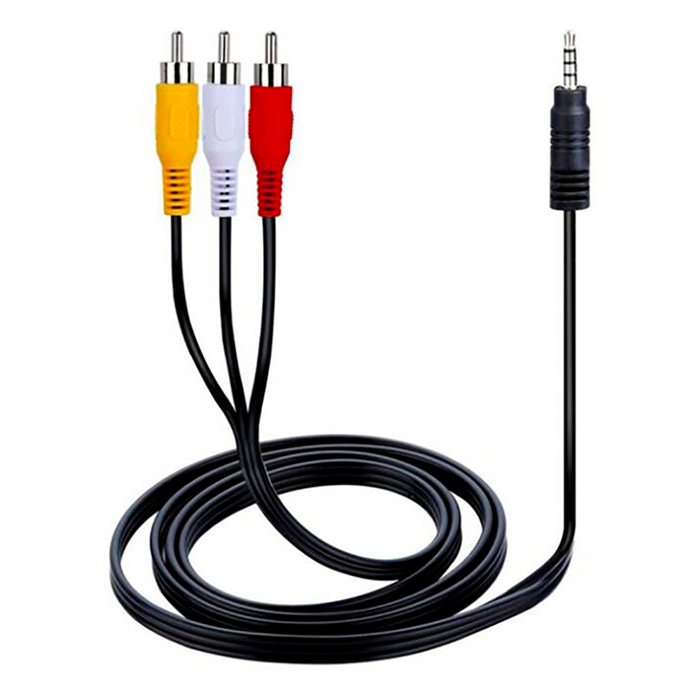 Replacement RCA to 3.5 mm Stereo AUX Audio Cable