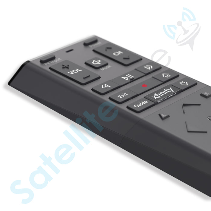 SatelliteSale Remote Control Replacement Xfinity XR15 for Comcast X1 Xi6 Xi5 XG2 & Flex - Voice Commands Backlit Black ABS Plastic RC with Batteries Included