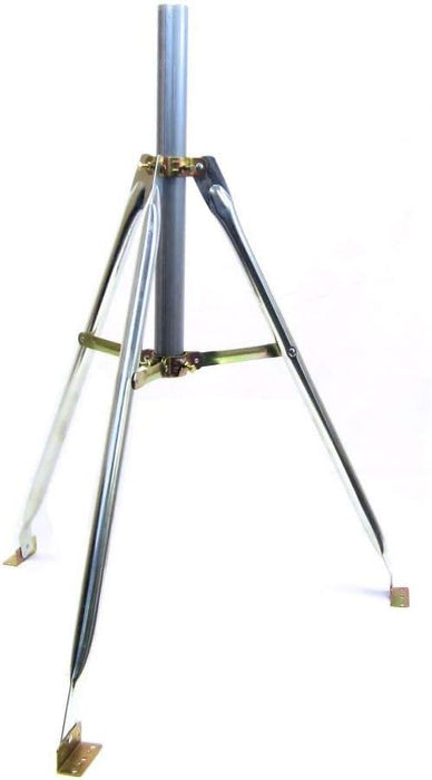 Soporte para trípode satelital de 3 pies con mástil de 2 pulgadas de diámetro exterior
