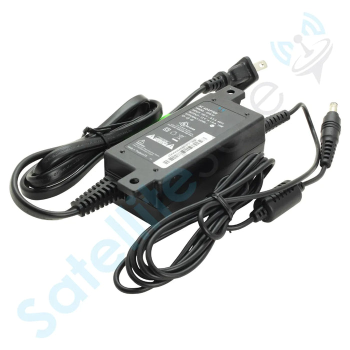 SatelliteSale EPS10 Replacement AC/DC Power Adapter 12V 1.5A 18W Compatible with DIRECTV H25 C31 C41 C51 C61 C71KW Receivers, Mini Genie, DECA - Black Matte Plastic