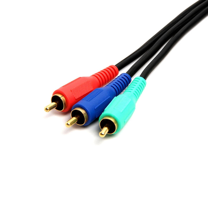 Component Video Cable 3 RCA 6 ft RGB HDTV DVD VCR Brand New