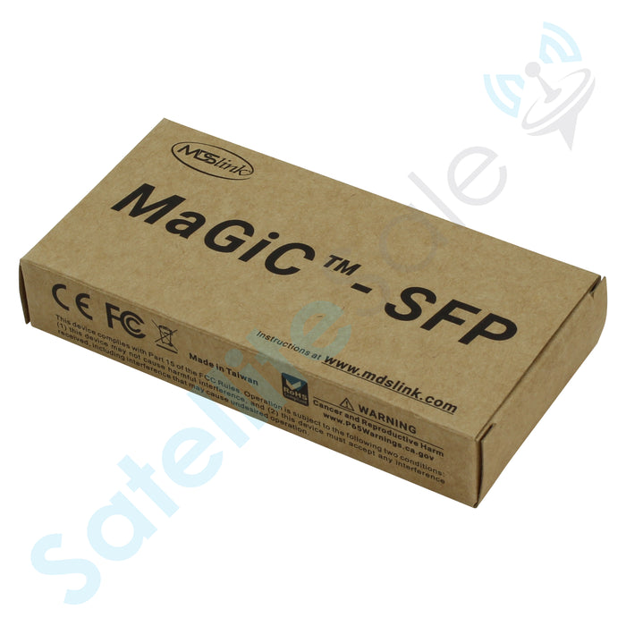 MDSLink MaGiC SFP - Ethernet over Coax Adapter MoCA SFP Module Up to 2.5Gbps F-Type Coax to SFP Converter for Networking over Existing Coax Cables