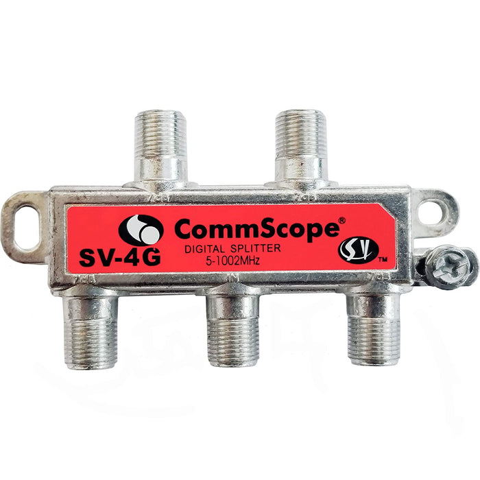 Répartiteur coaxial 4 voies Commscope SV-4G 5-1000 MHz - Paquet de 50