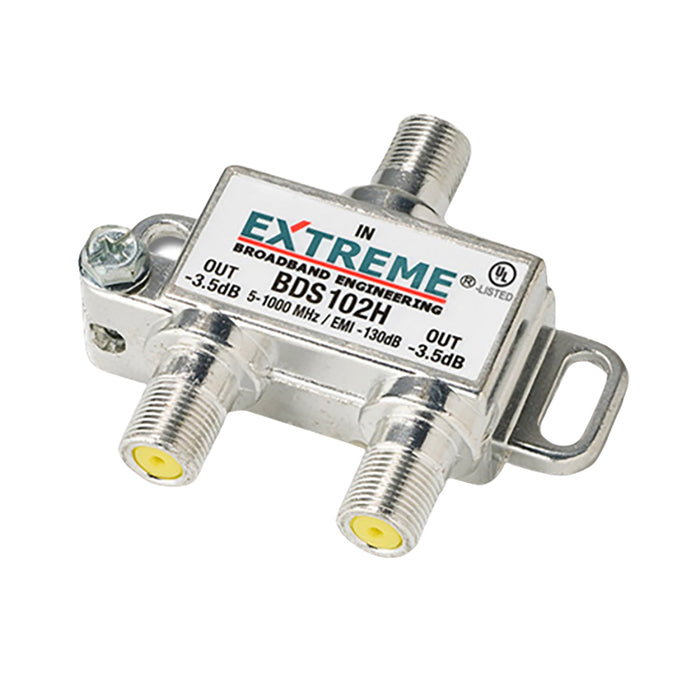 Extreme/Amphenol 2-Way Digital 1Ghz High Performance Coax Cable Splitter BDS102H