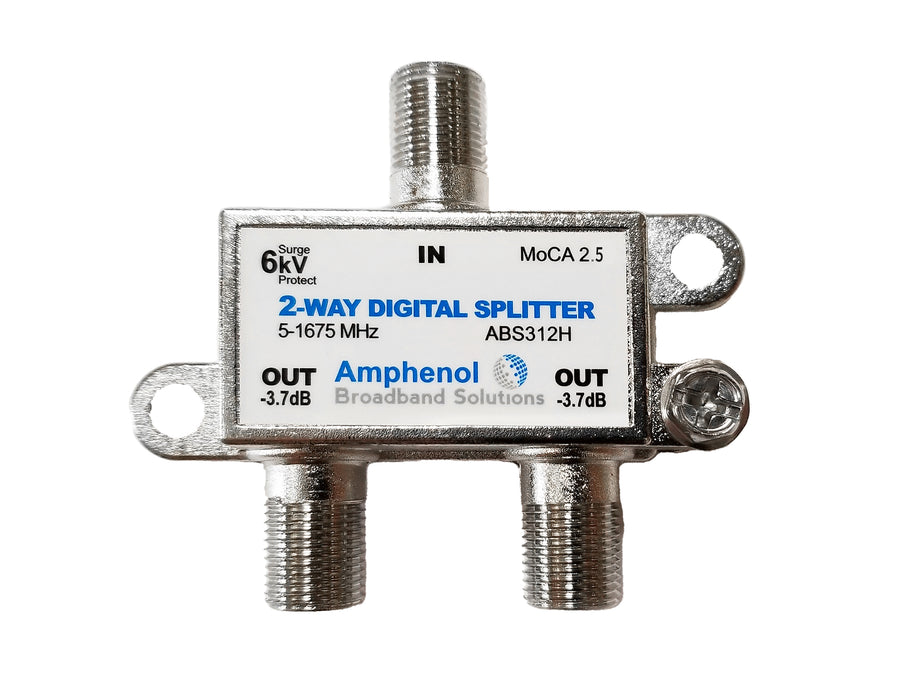 Amfenol Divisor digital MoCA 2.5 de banda ancha Serie ABS31xH