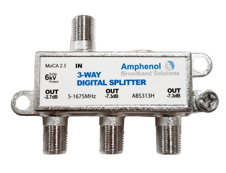 Amfenol Divisor digital MoCA 2.5 de banda ancha Serie ABS31xH