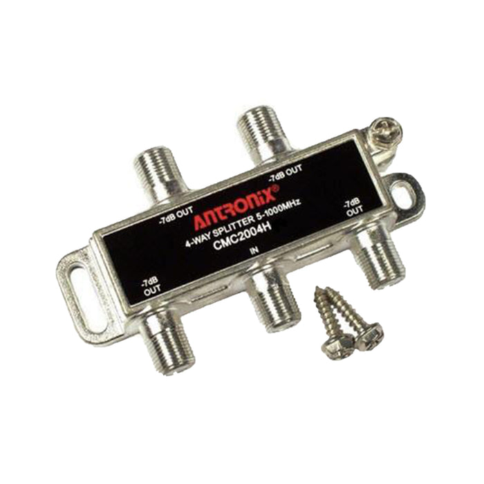 Antronix High Performance 4-Way Coaxial Cable TV Splitter CMC2004H-A OTA 5-1002M