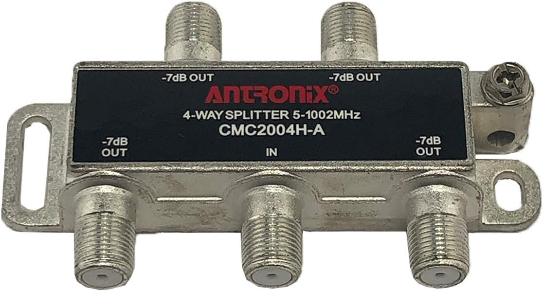 Caja de 25 divisores de cable coaxial Antronix CMC2004H de alto rendimiento de 4 vías 5-1002M