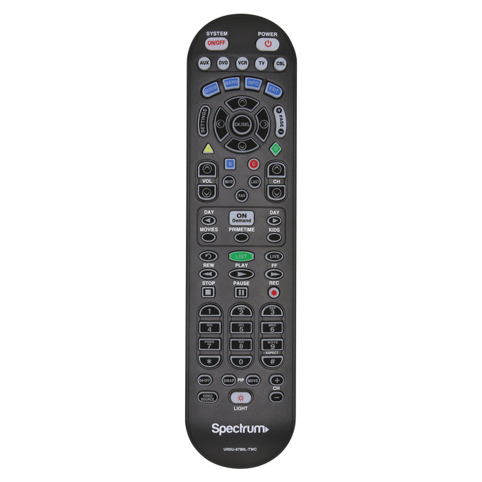 Spectrum TV Remote Control 3 Types To Choose FromBackwards compatible with Time Warner, Brighthouse and Charter cable boxes (Pack of One, UR5U-8780L)