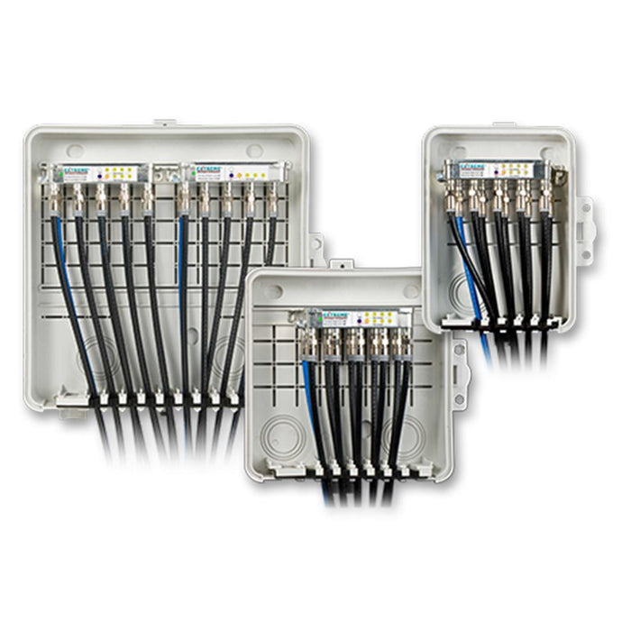 Caja para instalaciones a prueba de intemperie de banda ancha extrema 9 x 9 x 4 Amfenol IPE994-LTC
