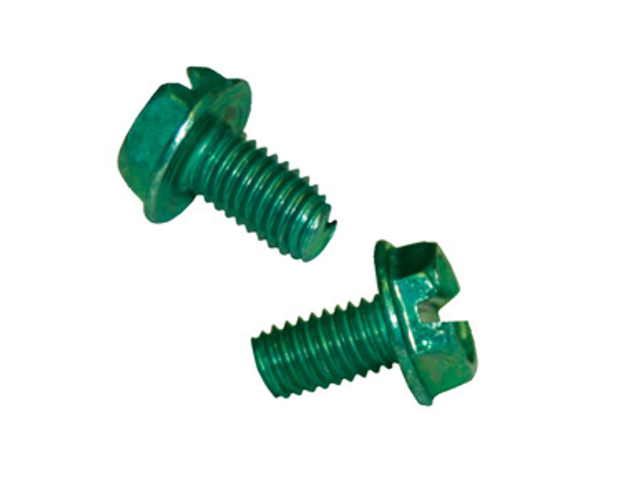 Perfect Vision GS1 Self Tapping Ground Screw, Green (Box of 100)