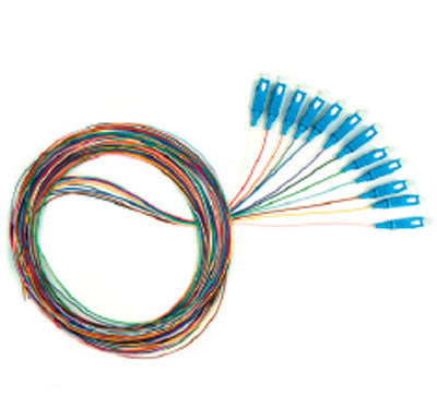 Pigtail fibre Perfect Vision PV-SP6LCAPCGR, SM, 6 fibres, LC/APC, 3M, démarrage vert