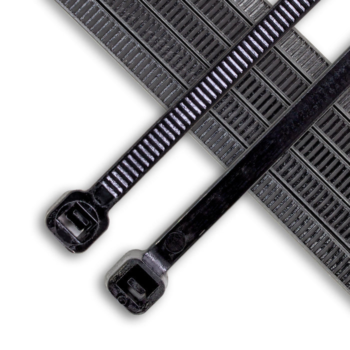 SatelliteSale Attaches Zip pour Câble Polyamide Noir 7,4", 200x4,7mm 1000pcs