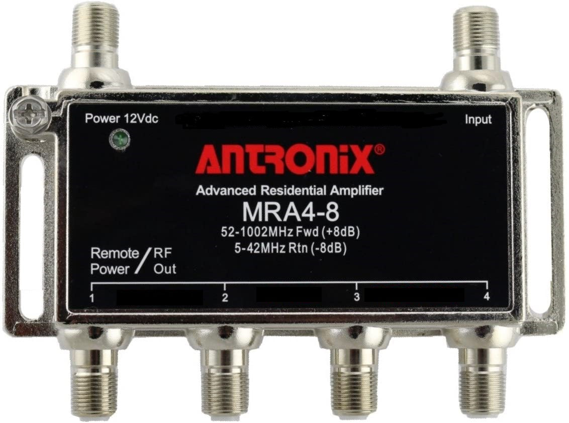 Antronix AMP MRA4-8/AC Broadband Cable TV Signal Booster With
