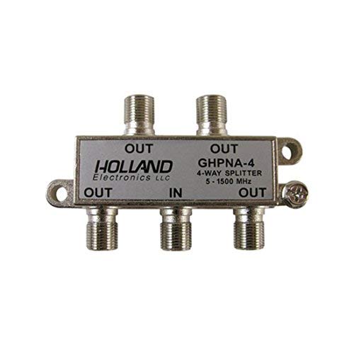 Holland 4-Way Broadband Splitter For IPTV & U-Verse HomePNA 3.1 Tested & Certified