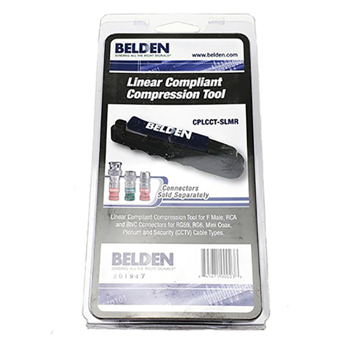 Outil de compression conforme linéaire Belden CPLCCT-SLMR