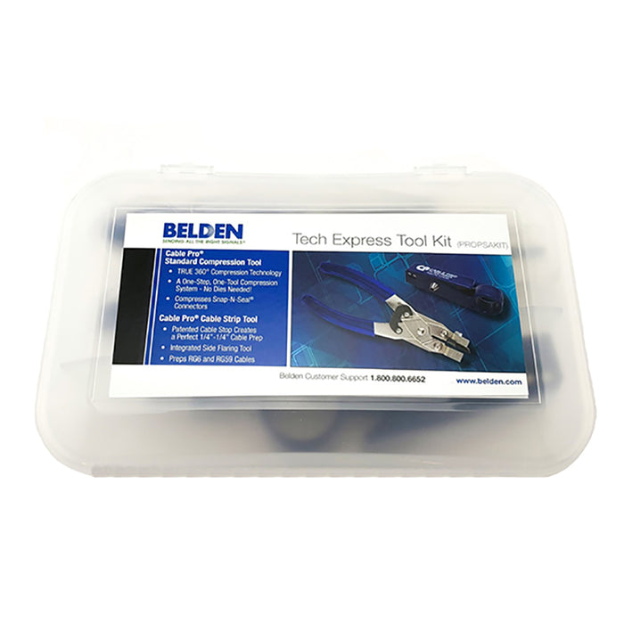 Utility Box Belden Belden Tech Express Tool Kit PROPSAKIT Snap-n-Seal — SatelliteSale