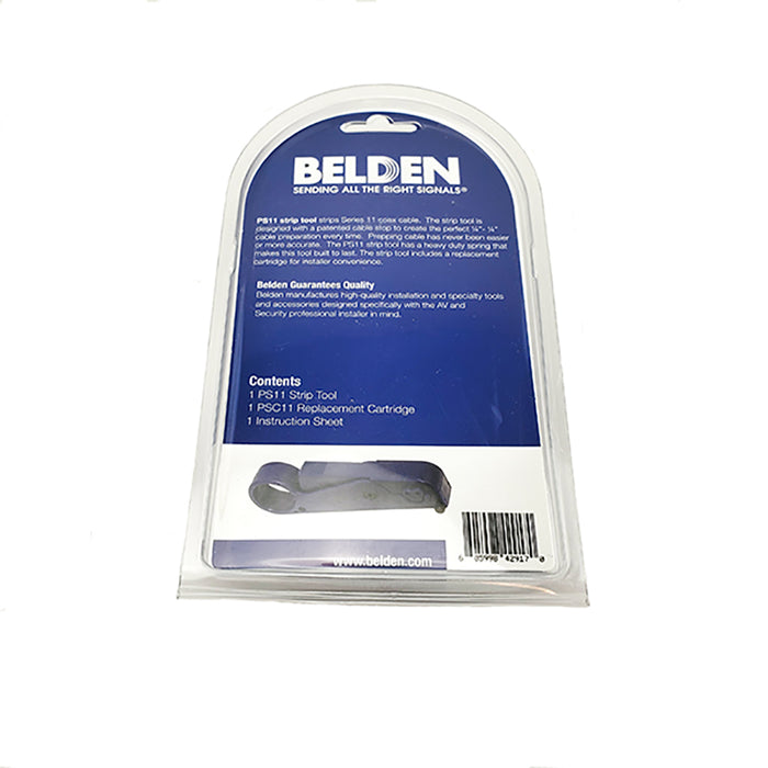 Outil de dénudage de câble Belden PS11 pour câble coaxial RG11