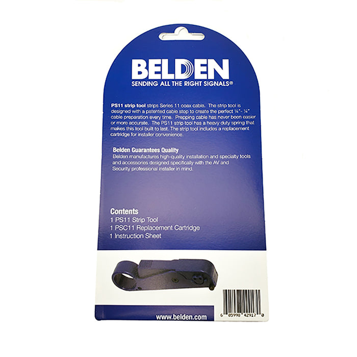 Herramienta para pelar cables Belden PS11 para cable coaxial RG11