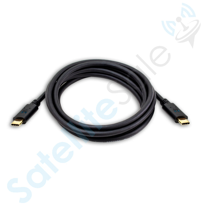 SatelliteSale USB Type C to Type C or Type B Cable Data and Power Male to Male Cord Universal Wire 6 feet