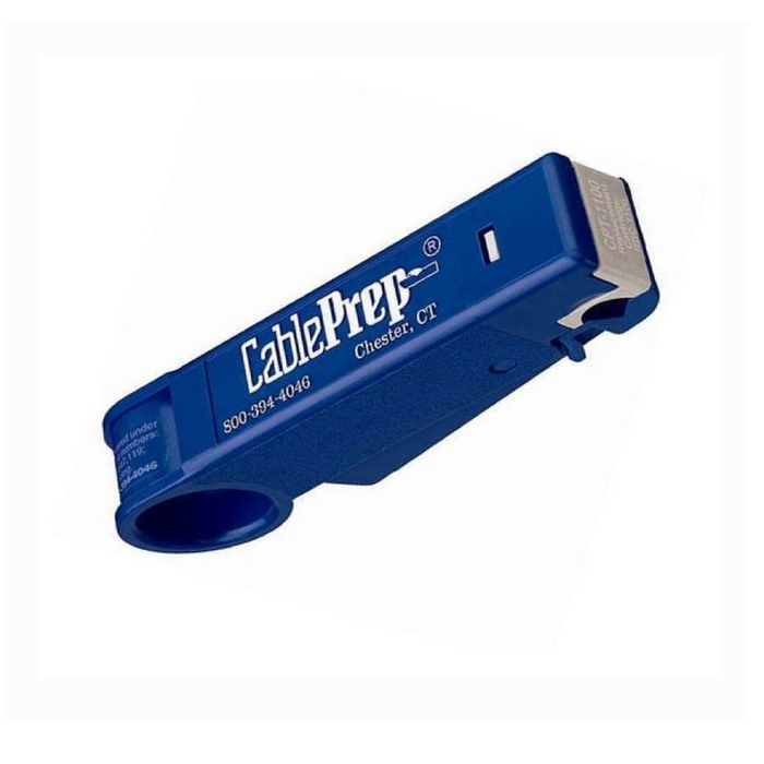 CablePrep CPT-1100-Single Drop Cable/Coax Cable Stripper, RG7/RG11