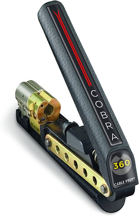 CablePrep Cobra 360 Herramienta de compresión dual coaxial fija RG-6/59/7/11 y RCA