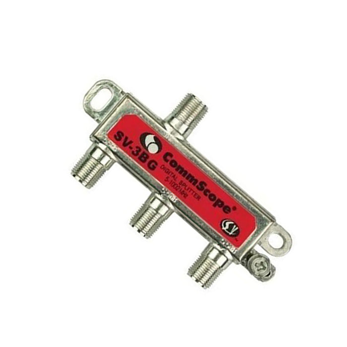 Commscope SV-3BG 3-way Balanced Coaxial Splitter, 5-1002 Mhz ...