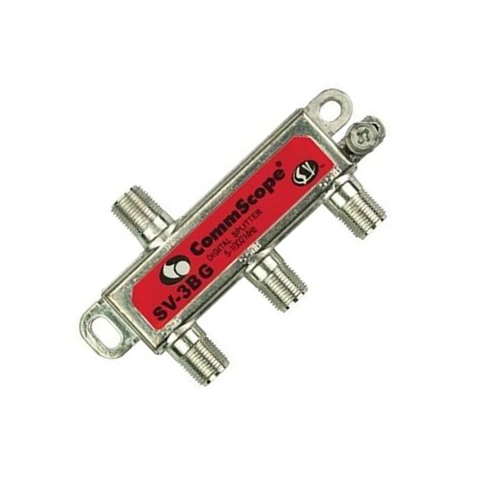 Commscope SV-3BG 3-way Balanced Coaxial Splitter, 5-1002 Mhz ...