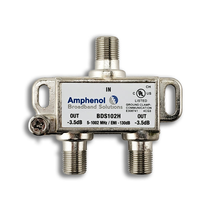 Répartiteur de câble coaxial haute performance Extreme/Amphénol 2 voies numérique 1 GHz BDS102H
