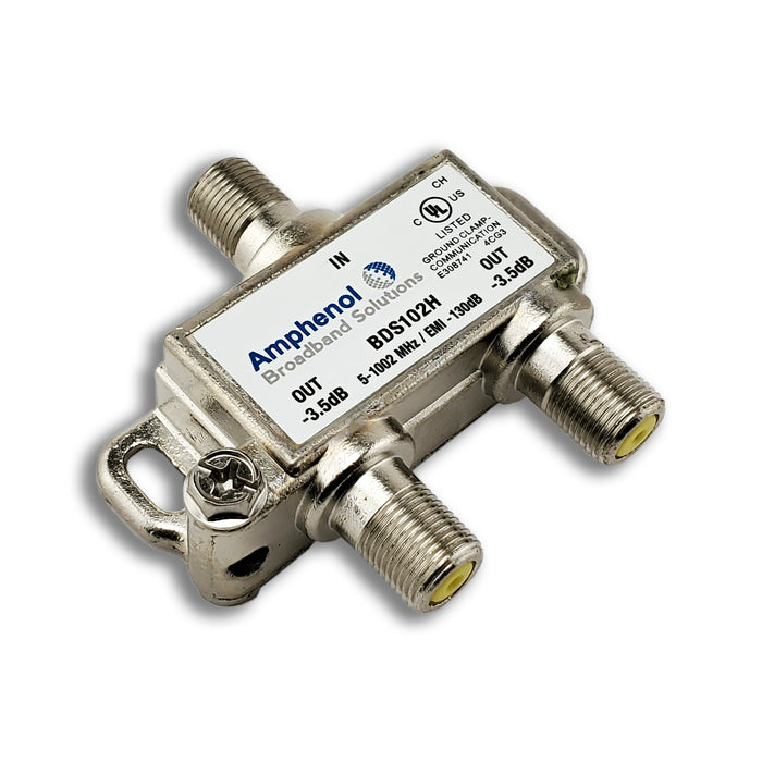 Divisor de cable coaxial digital de alto rendimiento Extreme/Amfenol de 2 vías de 1 Ghz BDS102H