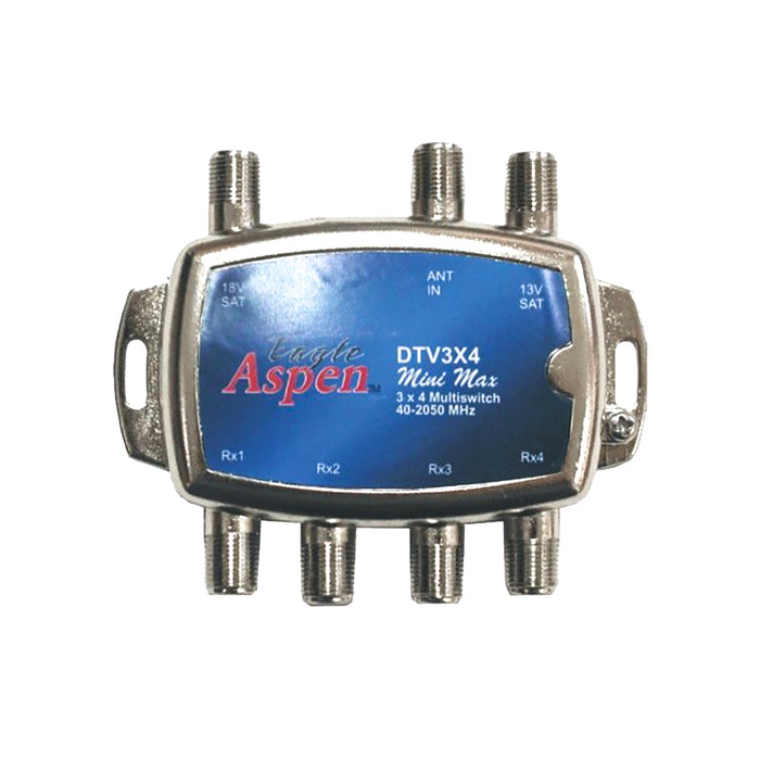 Eagle Aspen DTV3X4 DirecTV-Approved 3-In x 4-Out Multi-Switch