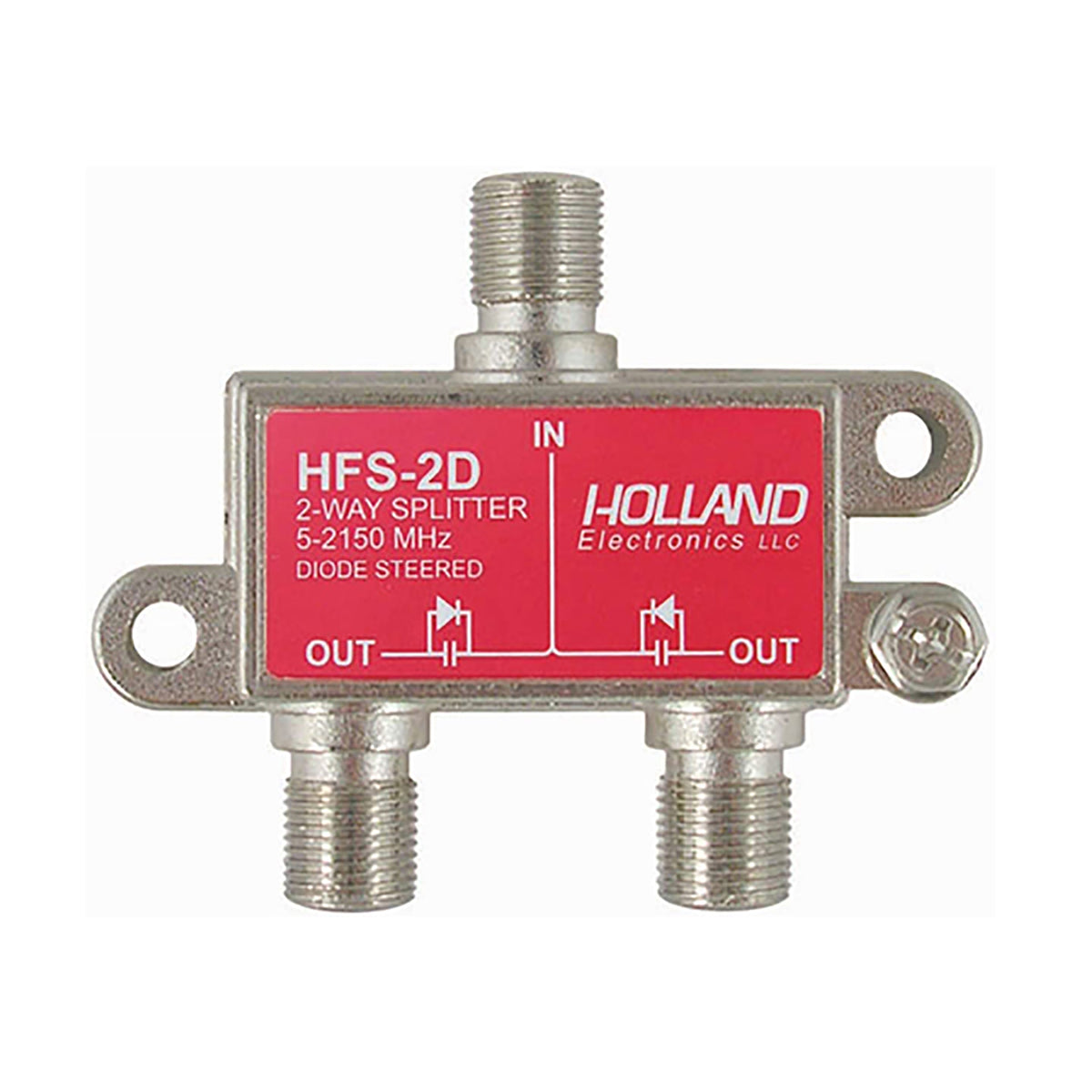 Holland (HFS2D) Divisor de 2 vías (5-2050 Mhz) Dirigido por diodo (HFS ...