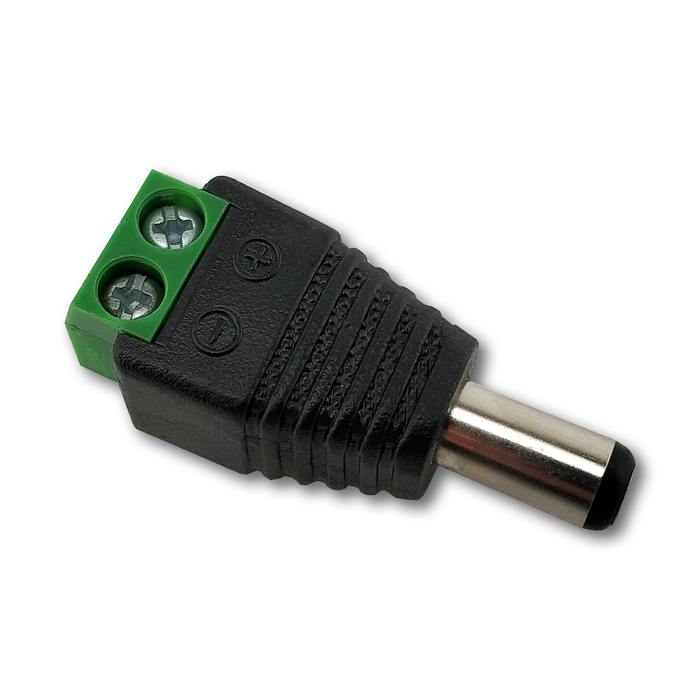Pack of 10 Male/Female 12V DC Power Connectors 5.5mm Jack Adapter
