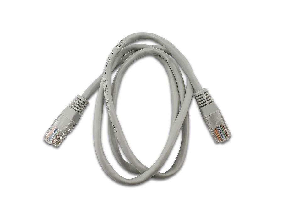 SatelliteSale RJ45 Cat-5e Red Ethernet UTP Cable de Internet de 4 vías 100 MHz 1000 Mbps Cable universal Cable gris 