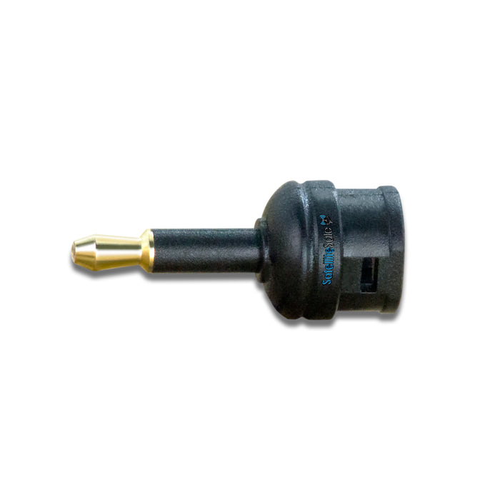 SatelliteSale Toslink Coupler Digital SPDIF Optical PVC Convertor Black Adapter