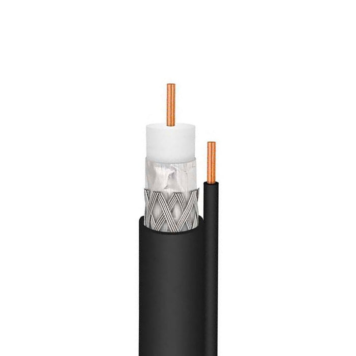 DirecTV EnviroReel CR04BSR0-05 Black 1000 ft RG6 Solid Copper Coaxial Cable with Ground