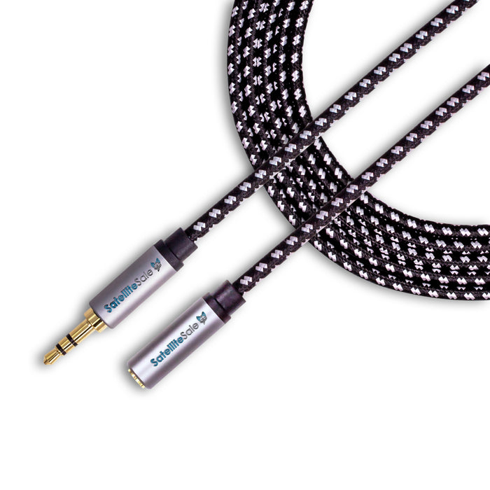 Cable De Audio Auxiliar Estéreo De 3,5mm Macho A Macho Para IPhone Android  Coche