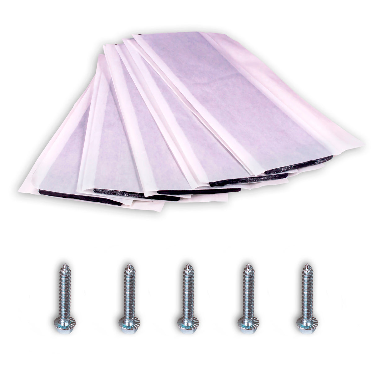 SatelliteSale Universal Roof Patch Kit Zinc Plated Lag Bolts and Masti