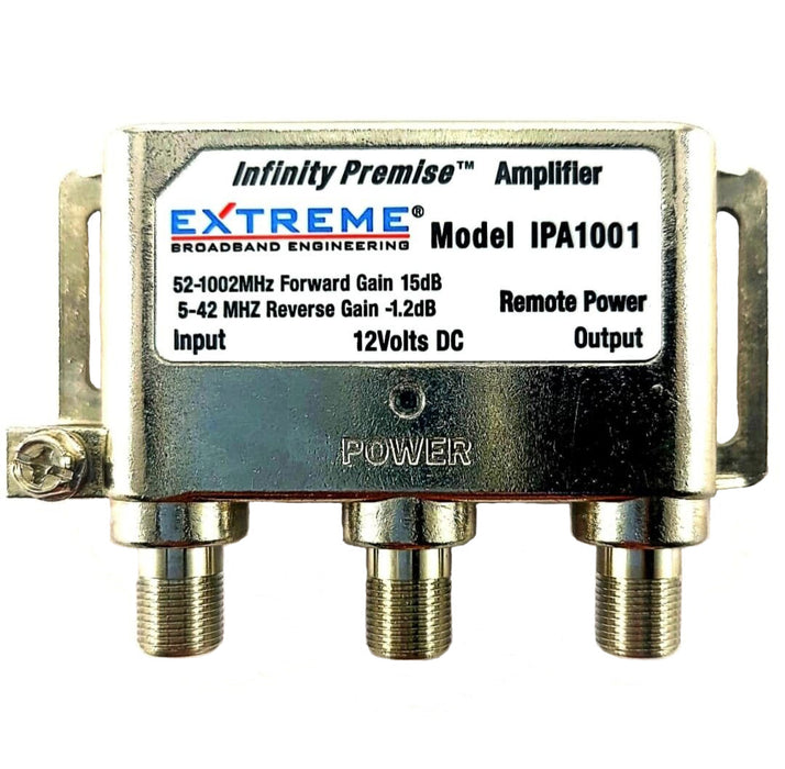 Amplificador de premisa Infinity de banda ancha extrema Color plata IPA1001