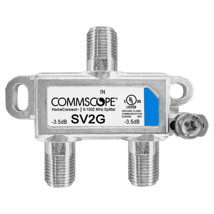 Divisor Coaxial Digital de 2 Vías SV-2G, 5-1002 Mhz (paquete de 5)