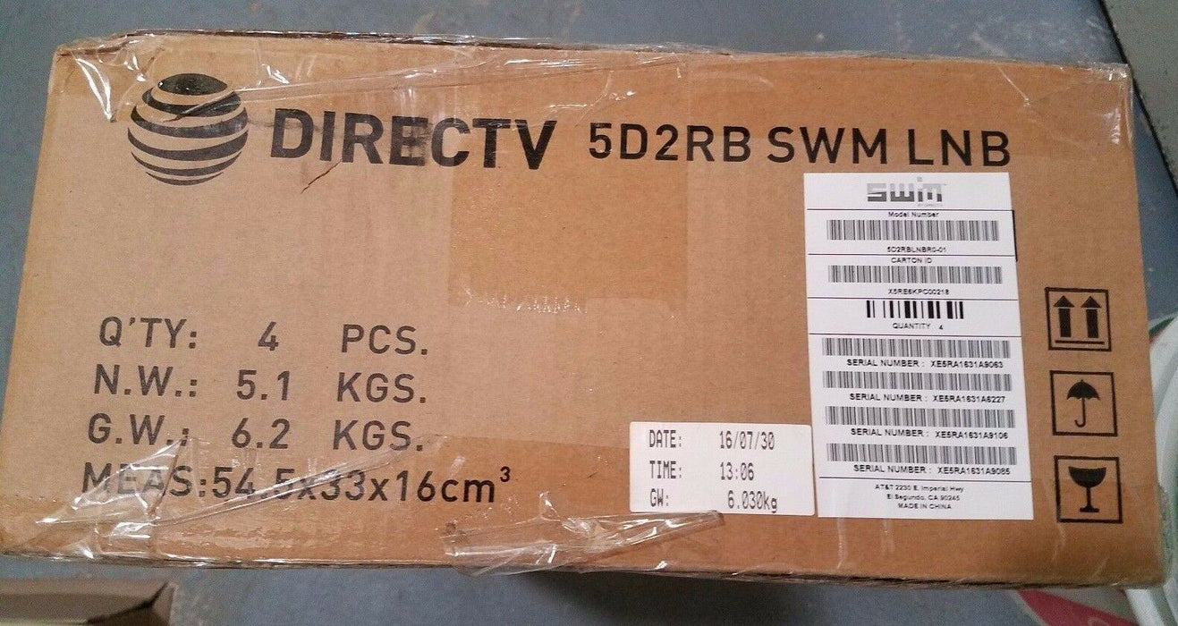 DirecTV swm5-21 Tuner UltraHD lnb pour plat mince 5d2rblnb