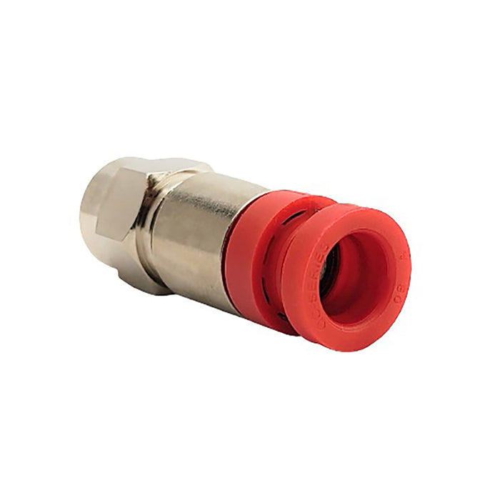 Amphenol TFC-QC2QS-59U-3LC-RED RG59 Coaxial Compression Connector (50 Pack)