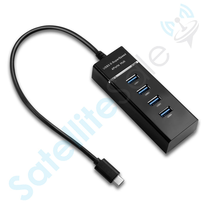 SatelliteSale Convertisseur USB Type C vers HDMI/USB-C/USB 3.0/DVI/VGA